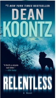 Blue Relentless book cover by Dean Koontz
